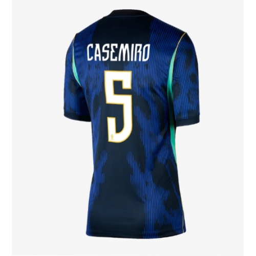 Billige Fotballdrakt Brasil Casemiro #5 Replika Bortedrakt Dame VM 2026 Kortermet Billige Fotballdrakt Brasil Casemiro #5 Replika Bortedrakt Dame VM 2026 Kortermet